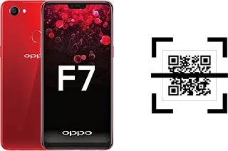 Comment lire les codes QR sur un Oppo F7 ?