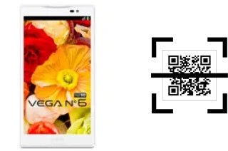 Comment lire les codes QR sur un Pantech Vega No 6 ?