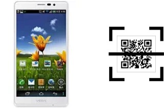 Comment lire les codes QR sur un Pantech Vega R3 IM-A850L ?