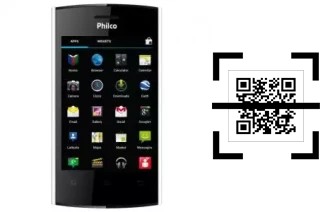 Comment lire les codes QR sur un Philco PH350B ?