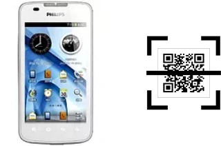 Comment lire les codes QR sur un Philips D633 ?