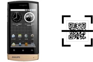 Comment lire les codes QR sur un Philips D822 ?