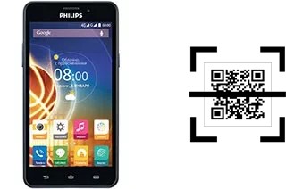 Comment lire les codes QR sur un Philips V526 ?