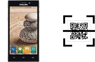 Comment lire les codes QR sur un Philips V787 ?