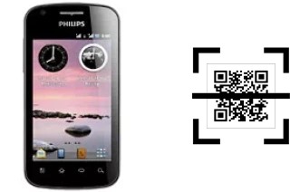 Comment lire les codes QR sur un Philips W337 ?