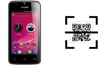 Comment lire les codes QR sur un Philips W536 ?