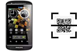 Comment lire les codes QR sur un Philips W626 ?