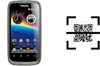 Comment lire les codes QR sur un Philips W632 ?