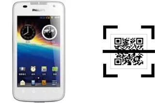 Comment lire les codes QR sur un Philips W6350 ?