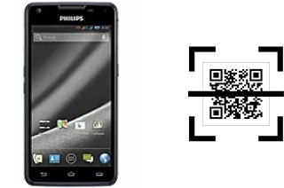 Comment lire les codes QR sur un Philips W6610 ?