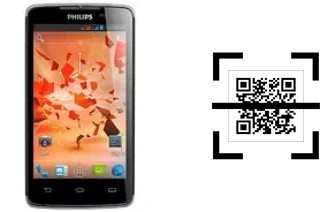 Comment lire les codes QR sur un Philips W732 ?