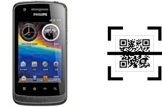 Comment lire les codes QR sur un Philips W820 ?