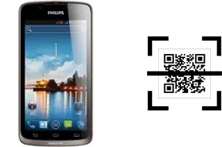 Comment lire les codes QR sur un Philips W832 ?