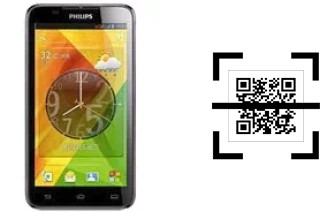 Comment lire les codes QR sur un Philips W8355 ?