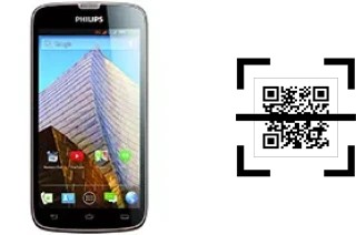 Comment lire les codes QR sur un Philips W8555 ?