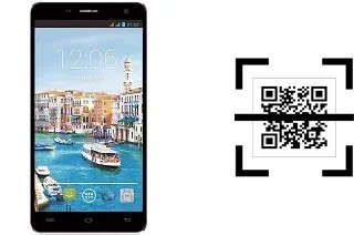 Comment lire les codes QR sur un Posh Titan Max HD E600 ?