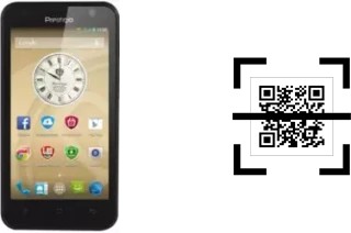 Comment lire les codes QR sur un Prestigio MultiPhone 3450 DUO ?