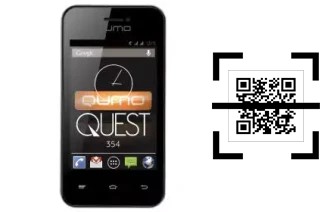 Comment lire les codes QR sur un Qumo QUEST 354 ?