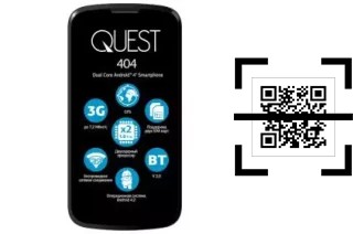 Comment lire les codes QR sur un Qumo Quest 404 ?