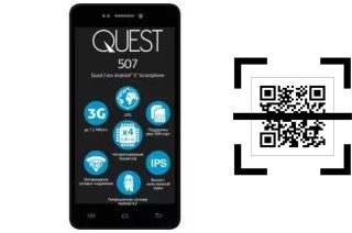 Comment lire les codes QR sur un Qumo Quest 507 ?