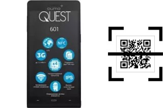 Comment lire les codes QR sur un Qumo Quest 601 ?