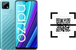 Comment lire les codes QR sur un Realme Narzo 30A ?