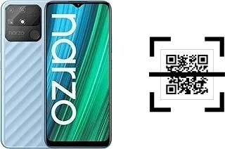 Comment lire les codes QR sur un Realme Narzo 50A ?