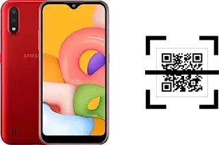 Comment lire les codes QR sur un Samsung Galaxy A01 ?