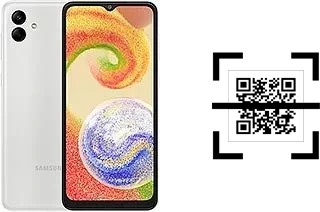 Comment lire les codes QR sur un Samsung Galaxy A04 ?