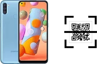 Comment lire les codes QR sur un Samsung Galaxy A11 ?