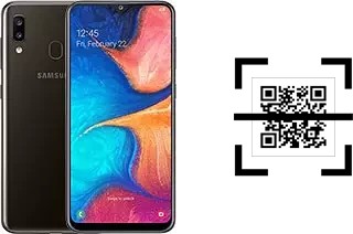 Comment lire les codes QR sur un Samsung Galaxy A20 ?