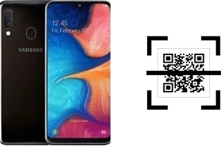 Comment lire les codes QR sur un Samsung Galaxy A20e ?