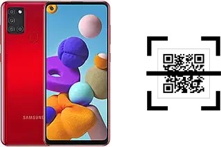 Comment lire les codes QR sur un Samsung Galaxy A21s ?