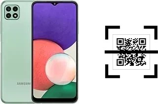 Comment lire les codes QR sur un Samsung Galaxy A22 5G ?