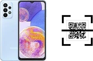 Comment lire les codes QR sur un Samsung Galaxy A23 ?