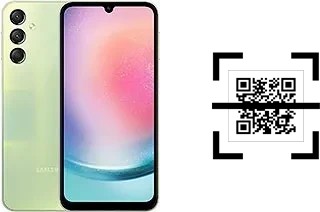 Comment lire les codes QR sur un Samsung Galaxy A24 4G ?