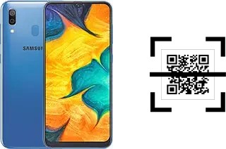 Comment lire les codes QR sur un Samsung Galaxy A30 ?