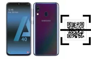 Comment lire les codes QR sur un Samsung Galaxy A40s ?