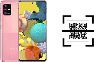 Comment lire les codes QR sur un Samsung Galaxy A51 5G ?