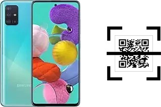 Comment lire les codes QR sur un Samsung Galaxy A51 ?