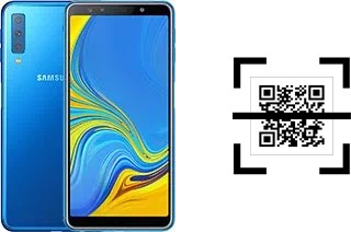 Comment lire les codes QR sur un Samsung Galaxy A7 (2018) ?