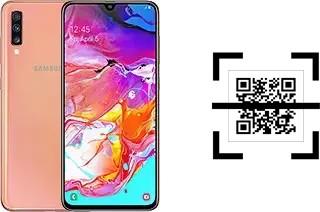 Comment lire les codes QR sur un Samsung Galaxy A70 ?