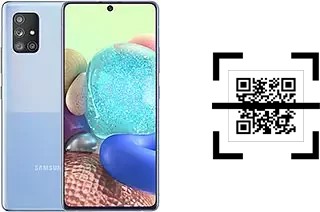 Comment lire les codes QR sur un Samsung Galaxy A71 5G ?