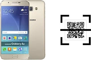 Comment lire les codes QR sur un Samsung Galaxy A8 ?