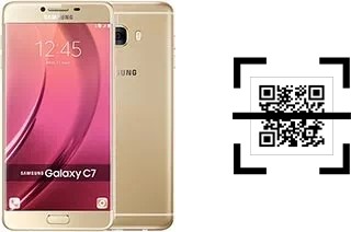 Comment lire les codes QR sur un Samsung Galaxy C7 ?