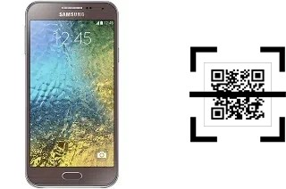 Comment lire les codes QR sur un Samsung Galaxy E5 ?