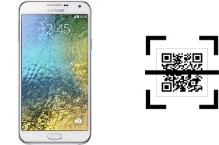 Comment lire les codes QR sur un Samsung Galaxy E7 ?