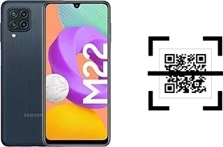 Comment lire les codes QR sur un Samsung Galaxy M22 ?