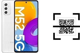 Comment lire les codes QR sur un Samsung Galaxy M52 5G ?