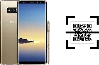 Comment lire les codes QR sur un Samsung Galaxy Note8 ?